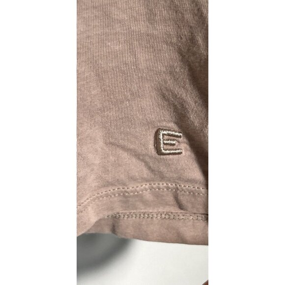 EVERLANE UNIFORM Crewneck Tee Beige Cotton T-Shirt Size Small - Picture 5 of 5
